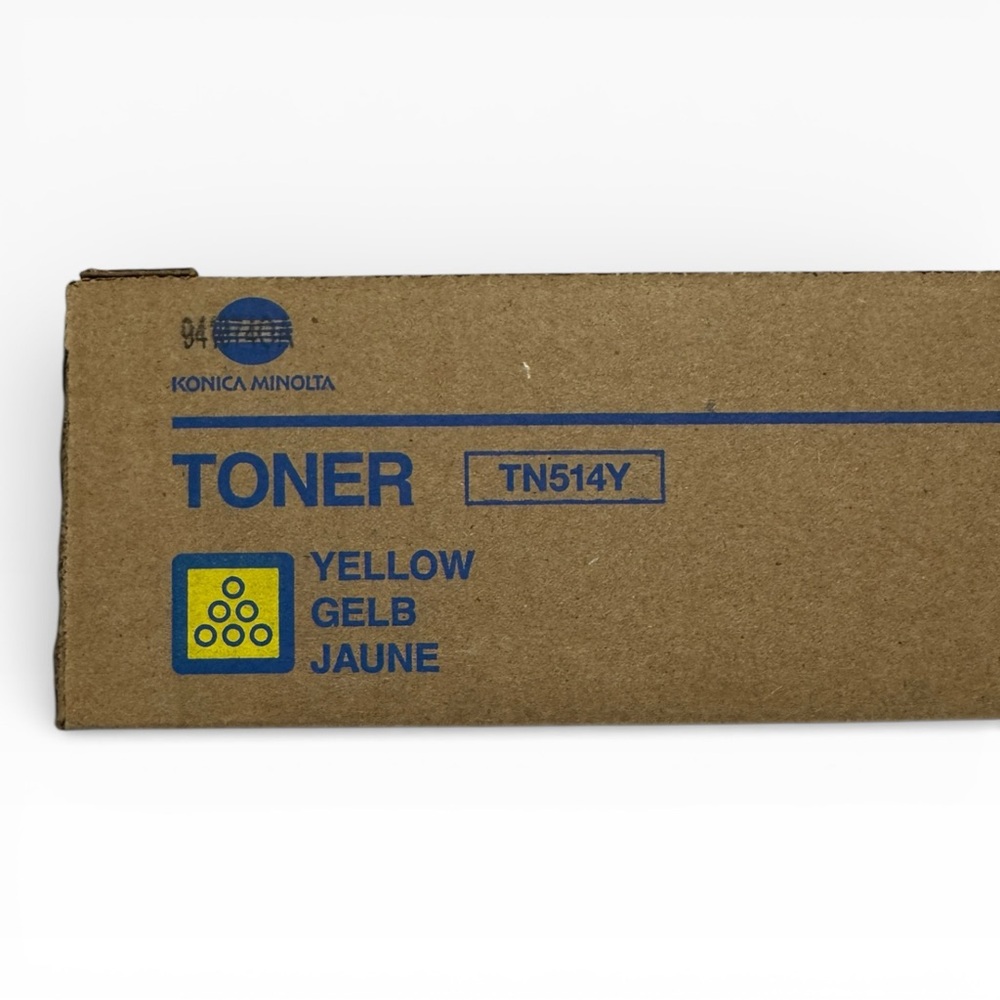 Konica Minolta A9E8230 TN514Y Genuine Toner, 26K pages, Yellow